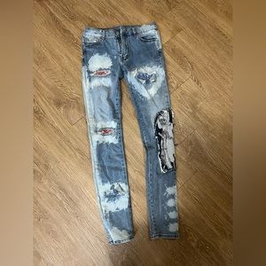 Mnml X161 Stretch Denim Skinny Jeans - blue size 30 in men.